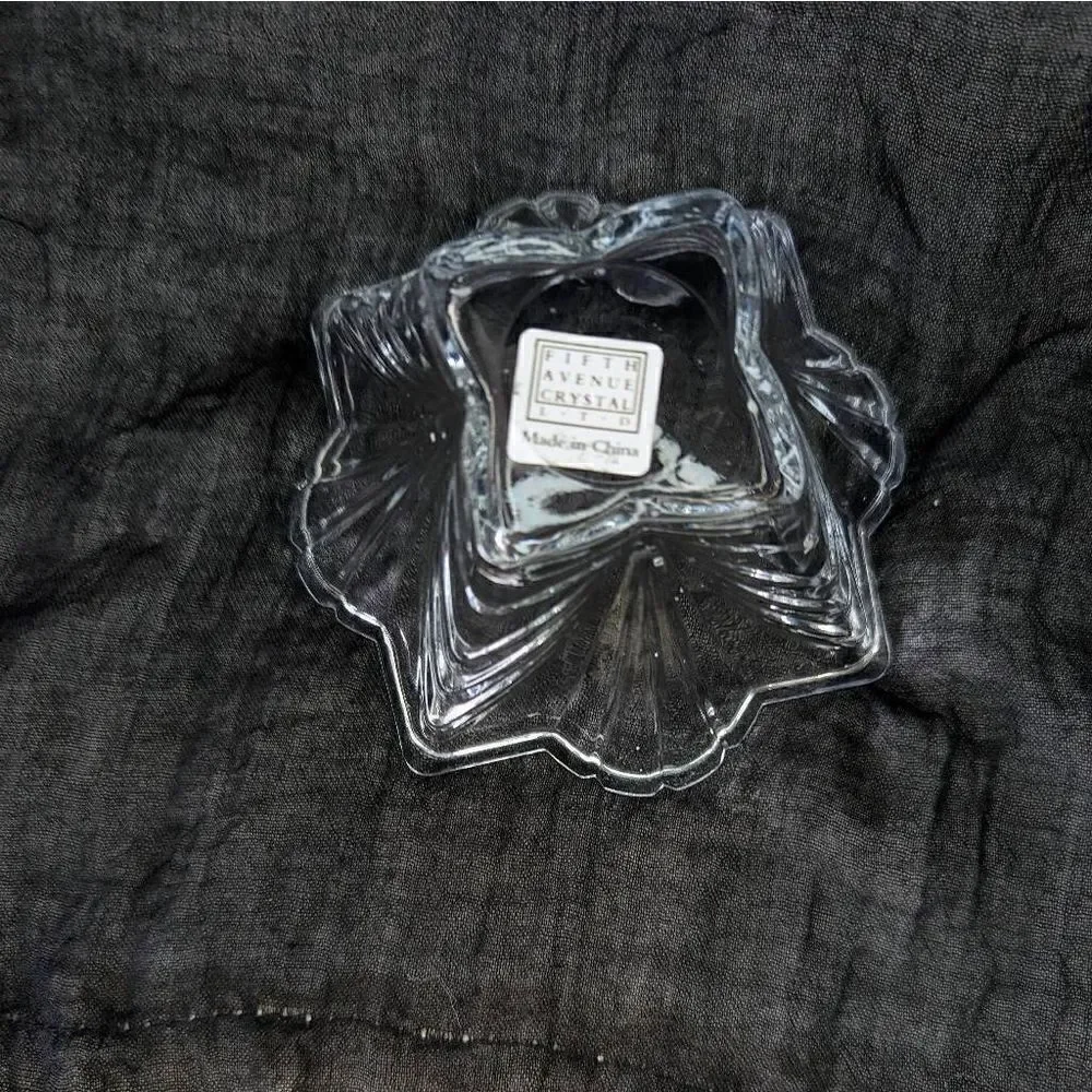 Vintage Crystal Bowl Dish Fifth Avenue Crystal LTD